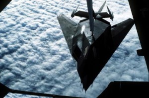 F-117 enroute to Saudi Arabia